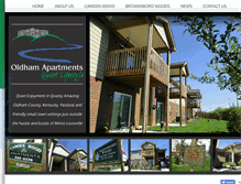 Tablet Screenshot of oldhamapartments.com